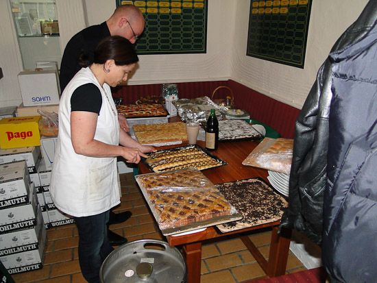die Kuchen wurde gebacken von den Frauentaler Damen